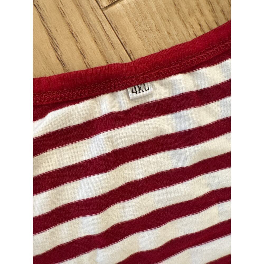 US Flag tshirt womens 4XL plus size stars stripes patriotic lo - Picture 3 of 4